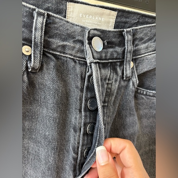 Everlane The ‘90s Way-High Organic Cotton Jean - Size 23 Regular - Picture 7 of 7
